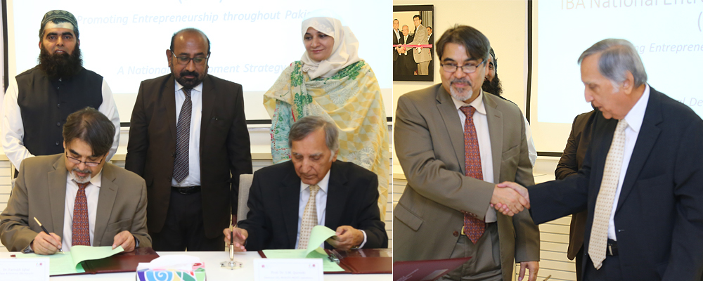 IBA NEP MOU signing ceremony between IBA Karachi and Mehran University, Jamshoro