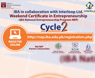 Join IBA Certificate in Entrepreneurship