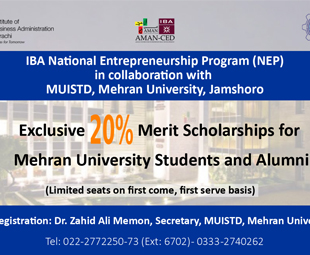 Exclusive 20% Merit Scholarship For Mehran University Students & Alumni